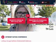 Tablet Screenshot of conferencedate.com